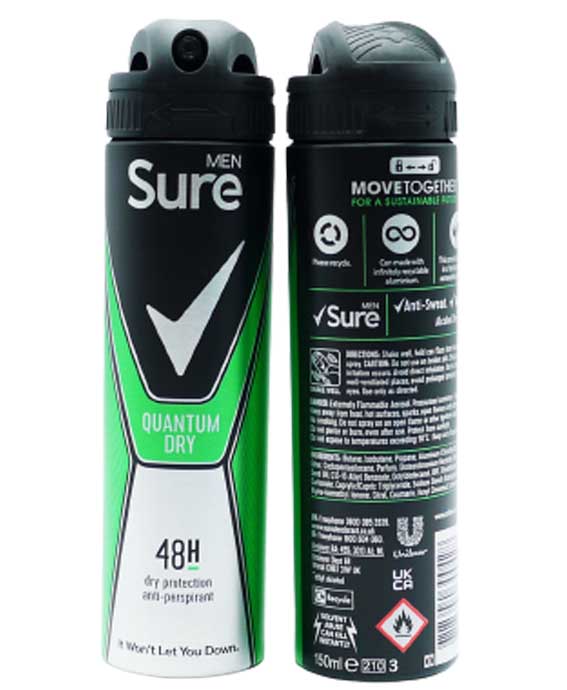 Мужские дезодоранты Sure Mens A-p Quantum 150ml 8717644300428 ...